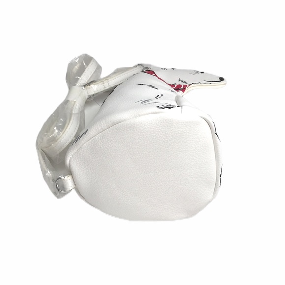 Vera Bradley Polar Bear Crossbody, White, Red - Picture 8 of 11